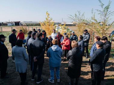 Нурлан Уранхаев встретился с жителями поселка Жаркын