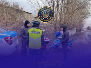 Полиция области Абай обращается к мотоциклистам