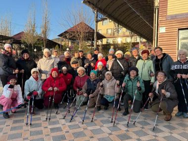 80 лет Победы: этап марафона по скандинавской ходьбе прошел на юге Казахстана