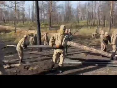Солдаты срочной службы МЧС РК помогают &laquo;Семей орманы&raquo;