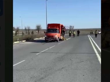 Дорожную разметку начали наносить в Семее