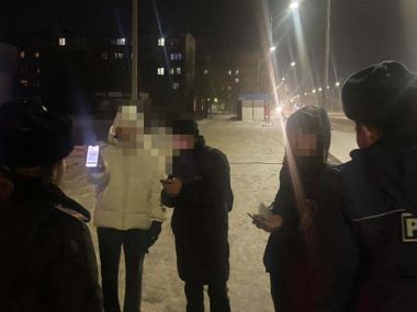 Полицейскими области Абай задержано более 370 подростков в ночное время