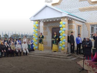 В Кокпектинском районе состоялось торжественное открытие сельского клуба
