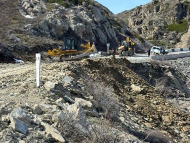 В Маркаколе восстановлен участок трассы