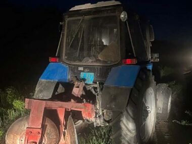 Полицейские нашли трактор пропавшего при тушении пожара жителя области