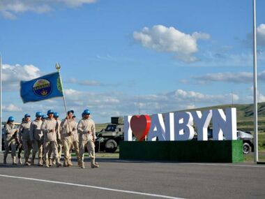 Проходит международный военно-патриотический сбор молодежи «Айбын – 2023»