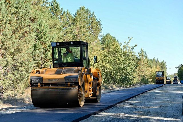 В Бескарагайском районе продолжается ремонт дорог