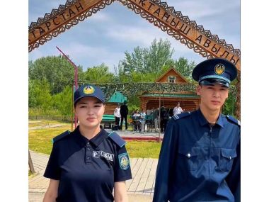 Как полиция обеспечила порядок на празднике Сабантуй в Семее