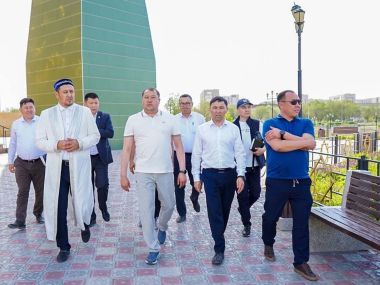 Планируется проведение работ по благоустройству мечети имени Абая Кунанбаева