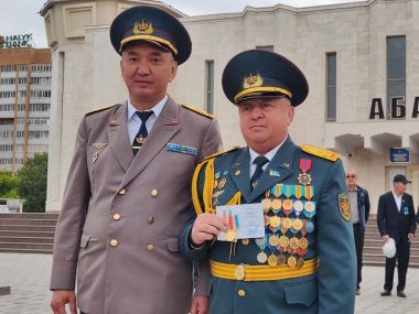 Ветеранам Семея вручены медали первого министра обороны