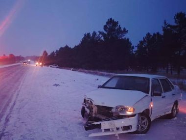 На трассе Омск-Майкапчагай произошло ДТП без пострадавших