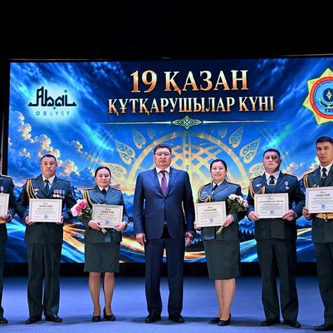 В области Абай чествовали спасателей