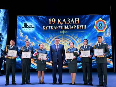 В области Абай чествовали спасателей