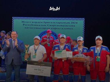 Бригада скорой медицинской помощи области Абай - в топе лучших