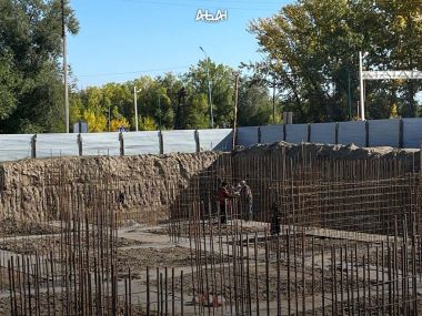 В селе Жогаргы Егинсу ведется строительство Дома культуры