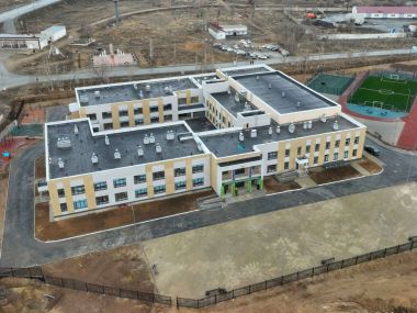 В Бескарагайском районе открылась школа на 300 мест