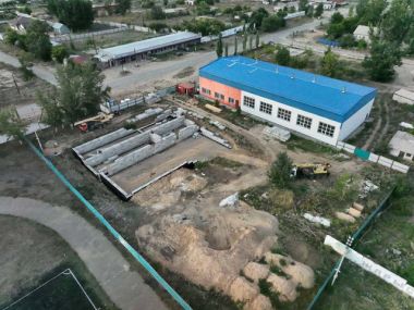 В Бескарагайском районе ведется строительство социальных объектов