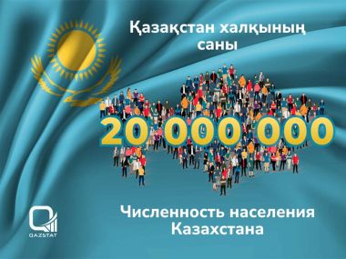 Численность населения Казахстана достигла 20 миллионов - Бюро национальной статистики