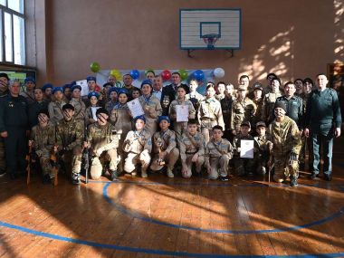 В Семее прошли военно-спортивные соревнования для школьников