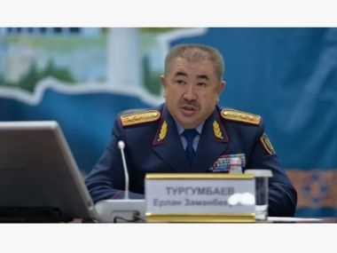 Осужден экс-министр МВД Тургумбаев