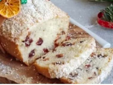 Постный кекс с сухофруктами без яиц и молока