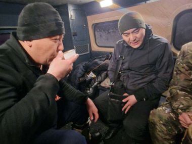 Спасли из снежного плена