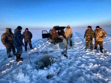 Департамент полиции области Абай предупреждает: выезд на лед смертельно опасен!