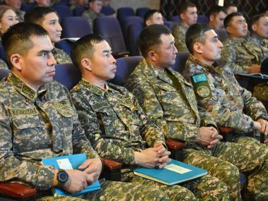 В Абайском гарнизоне прошли учебно-методические сборы