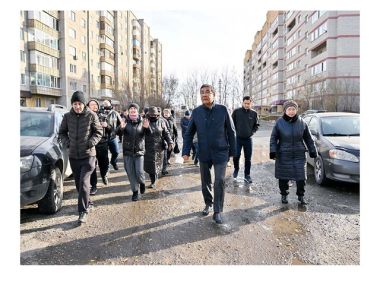 Аким области встретился с жителями микрорайона «Энергетик»