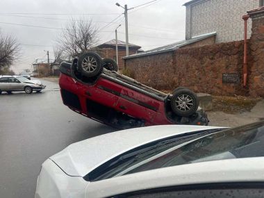 ДТП с переворотом обошлось без пострадавших