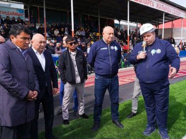 В Аягозском районе проведена реновация Центрального стадиона