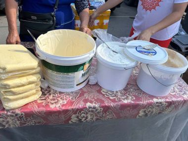 В Семее прошла ярмарка социально-значимых продовольственных товаров
