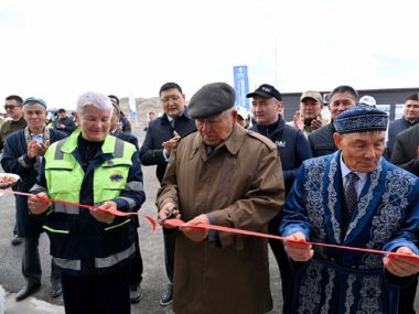 На перевале Байбура в области Абай открыт первый в стране современный пункт обогрева