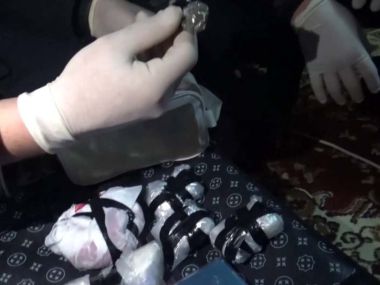 В области Абай изъят крупный объем мефедрона: необычный набор обнаружен в косметичке семейчанки