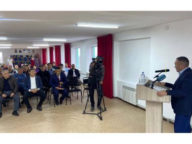 Нурбол Нурсагатов встретился с жителями села Алгабас
