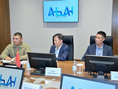 Аким области встретился с представителями группы компаний Shengsong