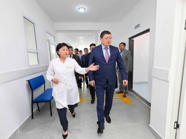 Аким области посетил село Кіндікті - одно из самых отдалённых в регионе