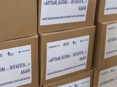 Более 13 тысяч книг роздано в 233 сельские школы области Абай