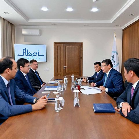 Аким области Абай встретился с председателем Правления АО &laquo;Казпочта&raquo;