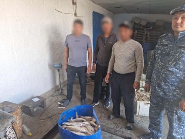 Двое мужчин задержаны в Тарбагатае за незаконную добычу рыбных ресурсов