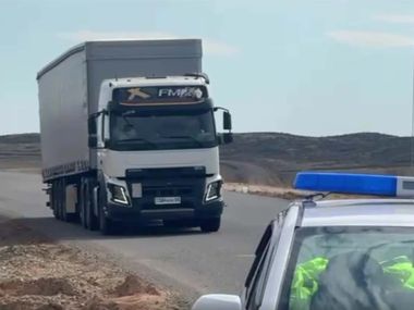 Патрульная полиция области Абай применяет дроны для контроля загородных трасс