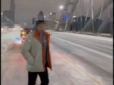 Привлекли к ответственности за опасное шоу на мосту