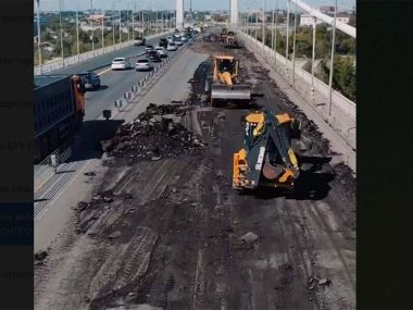 Ремонт подвесного моста в Семее находится под строгим контролем