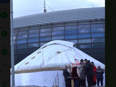 В микрорайоне Карагайлы отпраздновали Наурыз
