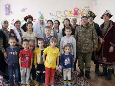 «Қайырымдылық» отметили военнослужащие