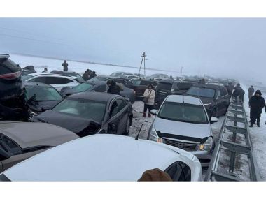Возбуждено уголовное дело по факту массового ДТП на трассе в Акмолинской области