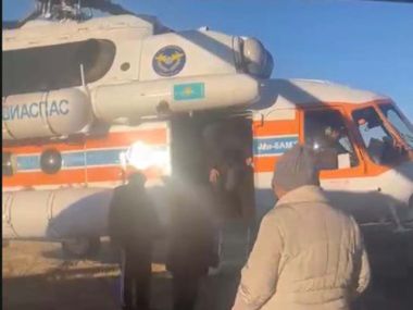 Подросток доставлен из Кокпекты в Семей вертолётом МЧС