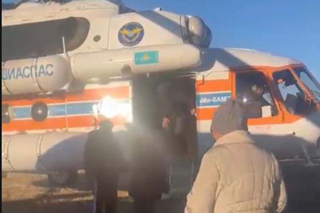 Подросток доставлен из Кокпекты в Семей вертолётом МЧС