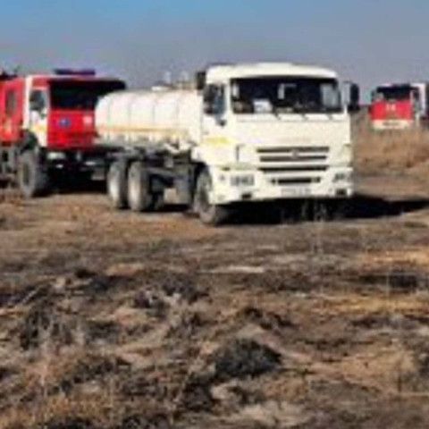 В области Абай полностью ликвидировано возгорание сухой травы и камыша