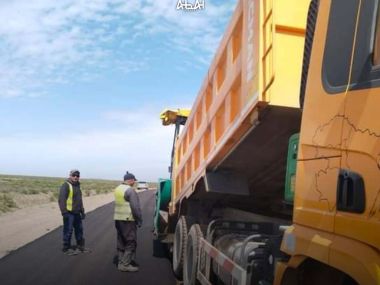 В Аксуатском районе полным ходом идет ремонт дорог